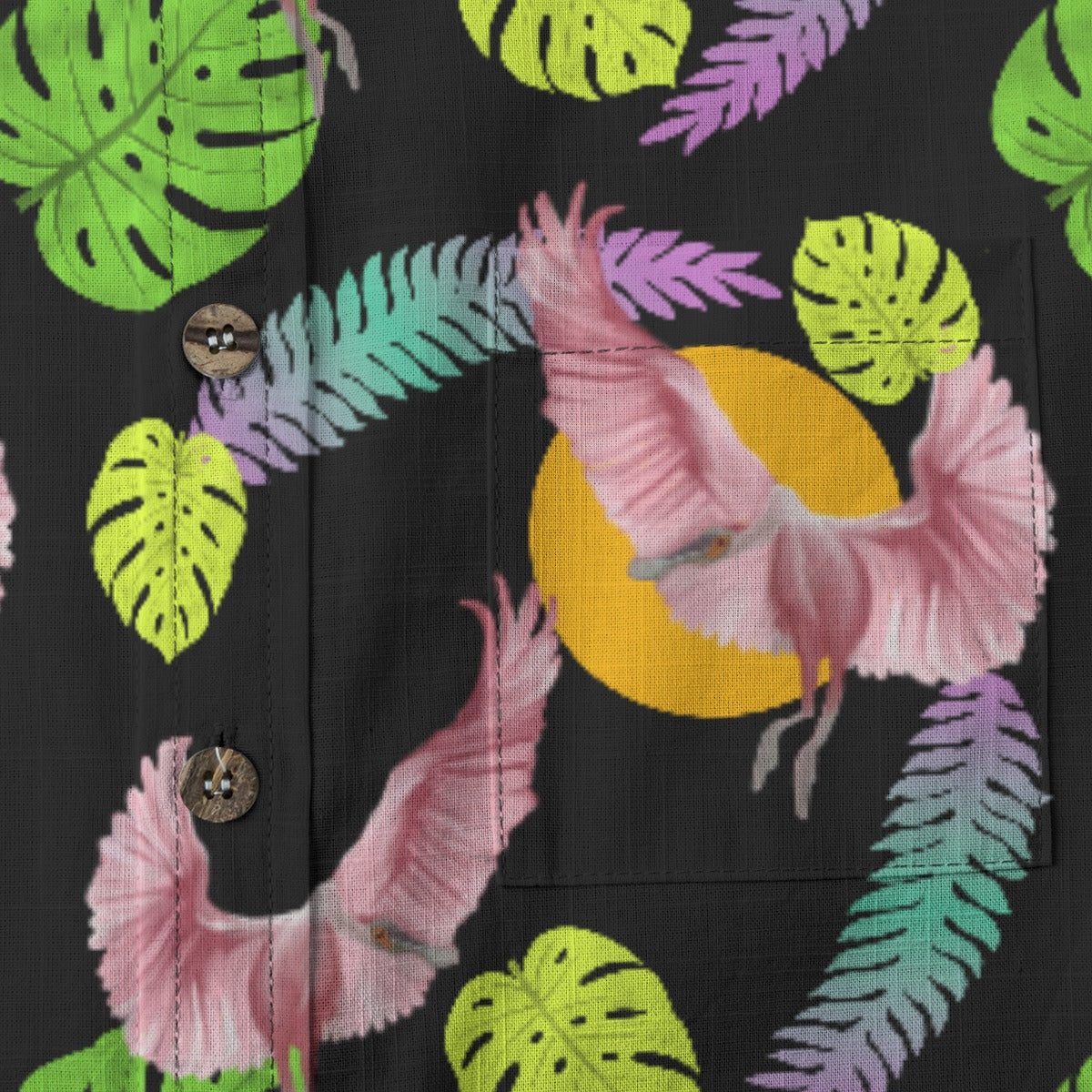 Childrens Spoonbill Hawaiian Tee